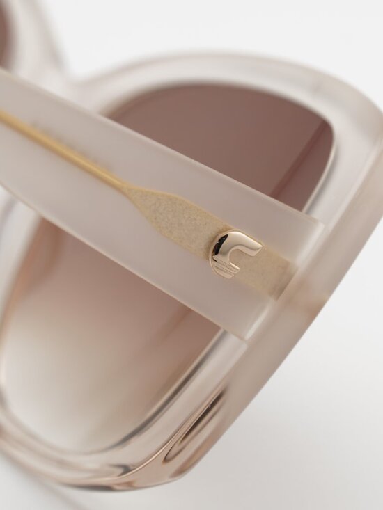 CARRERA 3030/S 0SZJ HA Sunglasses Ivory Square Frame, Brown Lenses main image 4